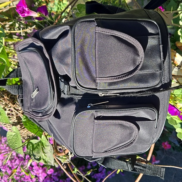 Franco Valentino Black Vegan Backpack UNISEX. (BIN 002) main image 15